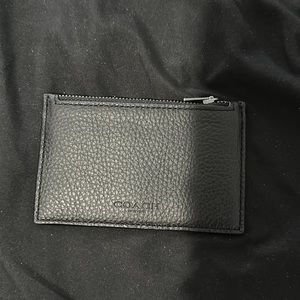 Coach zip card case